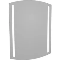 FACKELMANN Badspiegel LED Spiegelelement B.Style 60 - Moderne Badspiegel mit austauschbarer LED-Beleuchtung für ein stilvolles Ambiente. Maße: 61x2x80 cm, ideal für jedes Badezimmer.