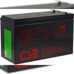 CSB Hochstrom Bleiakku HR1234WF2 12V 9Ah, 12V, Lead-Acid