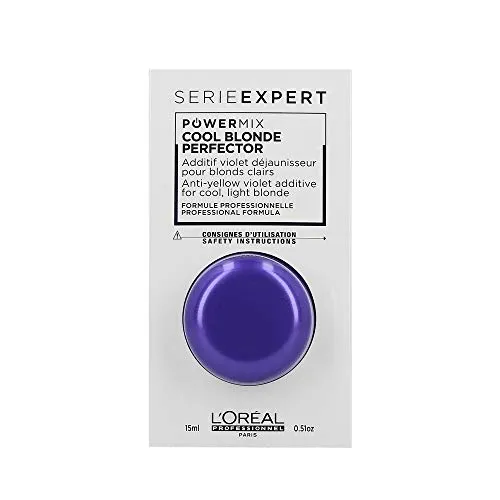 L'Oréal Professionnel Paris Serie Expert Powermix Shot Violett, Tief violettes Additiv für Haarmasken, Intensivkur zur Neutralisierung von unerwünschtem Gelbstich, 10 ml