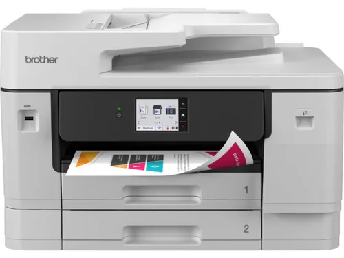 Brother MFC-J6960DW DIN A3 4-in-1 Multifunktionsgerät - Vielseitiges Business-Multifunktionsgerät für DIN A3: Drucken, Scannen, Kopieren und Faxen. Schnelle Druckgeschwindigkeit von bis zu 31 Seiten/Minute und benutzerfreundliches 8,8 cm Farbdisplay.