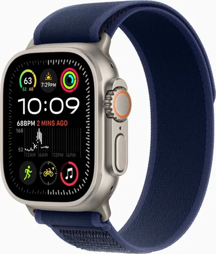 Apple Watch Ultra 2 45/Graphitstahl/Midnight Sportband M/L LTE