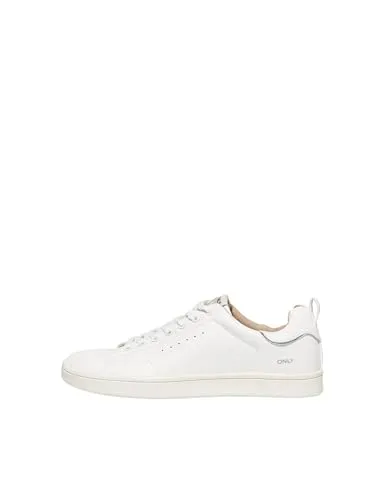 ONLSHILO PU Sneaker NOOS - Damen-Sneaker mit runder Zehenkappe und strapazierfähiger TPR-Sohle, ideal für den Alltag und sportliche Aktivitäten.