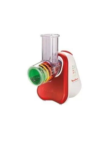 Moulinex DJ756 G Schnitzelwerk - Zerkleinerer für müheloses Raspeln, Schneiden und Reiben von frischen Zutaten, ideal für Salate und Backwaren. Kompakte Form für platzsparende Aufbewahrung.
