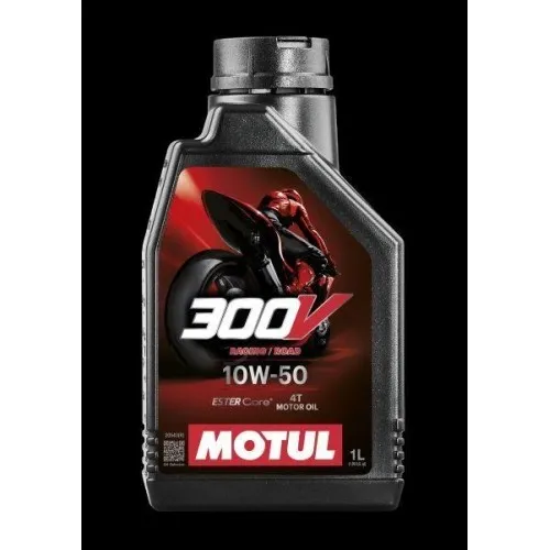 Motoröl 1L Motul 300V Factory Line RR 10W-50 für Aprilia SL 1000 - Hochleistungs-Motoröl für optimale Leistung und Schutz, ideal für den professionellen Einsatz in Motorrädern.