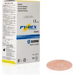 Akupunktur Dauernadeln Seirin New Pyonex, gelb, 0,15 x 0,60 mm, 100 Stück, SALE