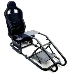 Sim Rig 1 Renn Racing Simulator für Esports - PS5, Xbox, PC - Gaming Controller für Rennsimulationen, bietet ein realistisches Fahrerlebnis mit robustem Cockpit-Gestell und optimaler Ergonomie.