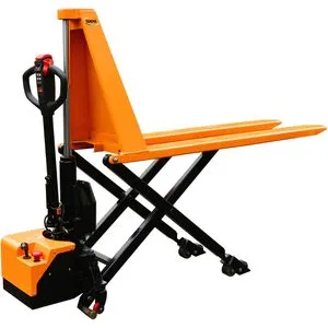 Schefer Hubwagen Premium 10 EF, Tragkraft 1000kg - Transportgeräte & Rampen - Elektrisch betriebener Scherenhubwagen mit ergonomischer Hubhöhe von 0,80m und multifunktionalem Griff für höchste Sicherheit und Bedienkomfort.