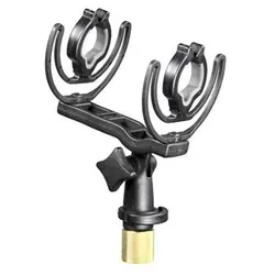InVision INV-7 Microphone Shock Mount - Hochleistungs-Schock-Mount für große Kondensatormikrofone, bietet überlegene Schockabsorption und sorgt für klare, verzerrungsfreie Aufnahmen in Studio und Freifeld.