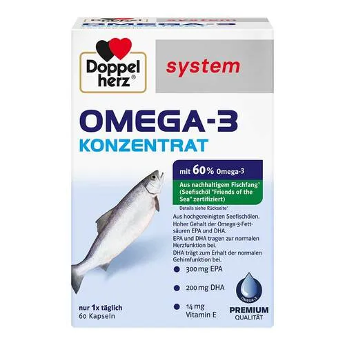 Doppelherz system Omega-3 Konzentrat Kapseln 79.3 g
