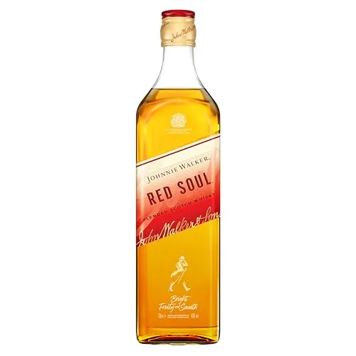 Johnnie Walker Red Soul Scotch Whisky - Süßer Blend, 700ml - Entdecken Sie den Johnnie Walker Red Soul Scotch Whisky, einen süßen und sanften Blend, perfekt für Cocktails oder gesellige Abende. Ideal zum Mixen und ideal als Geschenk für besondere Momente.