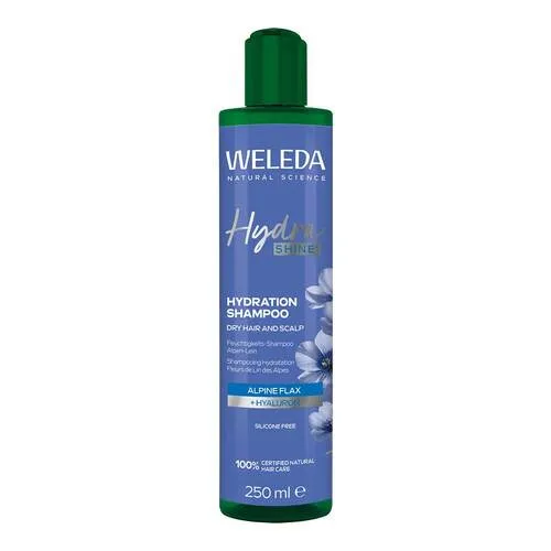 Weleda HydraShine Feuchtigkeits-Shampoo Alpen-Lein 250 ml - Entdecken Sie das Weleda HydraShine Feuchtigkeits-Shampoo mit Alpen-Lein für strahlendes, gepflegtes Haar. Ideal für tägliche Anwendung und sanfte Reinigung.