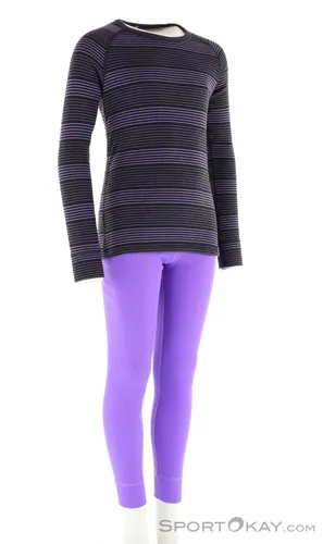 Odlo Kinder Active Warm Eco Unterwäsche Set (Größe 164, lila) - Nachhaltiges Kinder-Funktionsunterwäsche-Set, ideal für kalte Tage und Outdooraktivitäten, sorgt für angenehmen Tragekomfort und Bewegungsfreiheit.