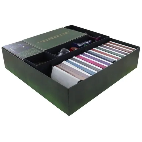 Feldherr Organizer Insert für Disney Villainous - Grundspiel - Praktischer Organizer für Gesellschaftsspiele, bietet Platz für Grundspiel und bis zu zwei Erweiterungen, sorgt für Ordnung und schnellen Zugriff auf Karten und Figuren.