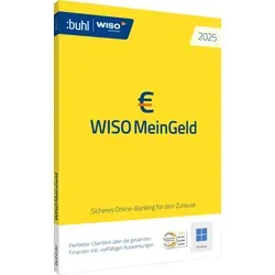 Buhl Data WISO Mein Geld 2025 Download für Windows - Kaufm. Software & Steuer - Effiziente Buchhaltungssoftware mit 1 Lizenz, ideal für die einfache Verwaltung Ihrer Finanzen auf Deutsch.