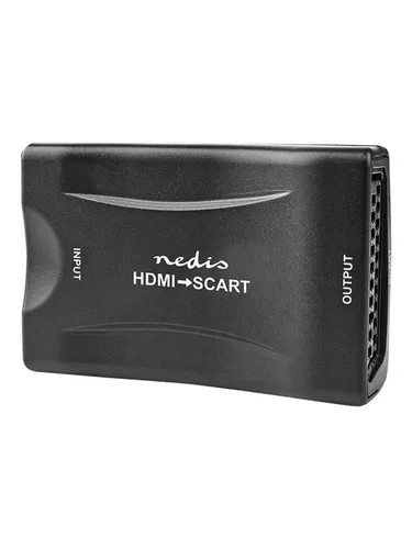 Nedis HDMI zu SCART Adapter VCON3461BK - HiFi-Kabel, unterstützt 1080p für eine optimale Bildqualität, ideal für die Verbindung von modernen Geräten mit älteren Fernsehern.