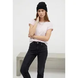 Vila Rundhalsshirt VIDREAMERS NEW PURE T-SHIRT/SU-NOOS Baumwollmischung, regular fit rosa XL (42/44)