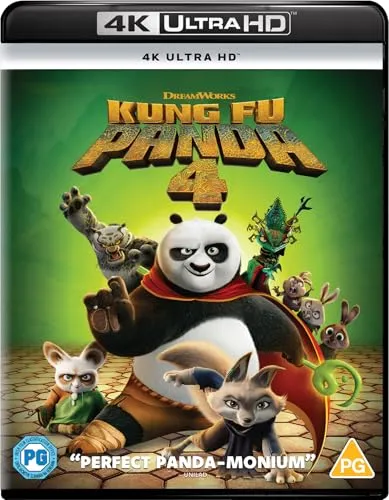 Kung Fu Panda 4 [4K Ultra HD] [Blu-ray] [Region B]