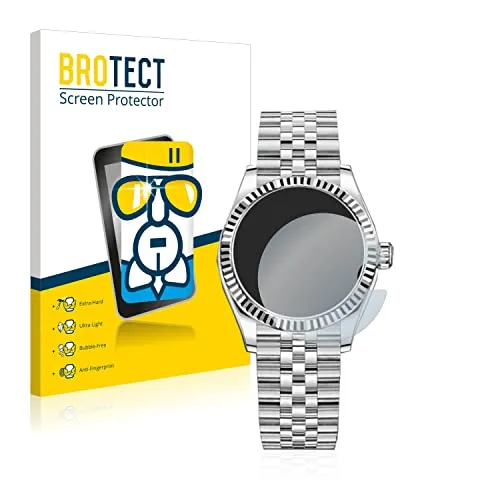 BROTECT Schutzglas für Rolex Datejust 31 Schutzfolie Panzer Folie Glas [Extrem Kratzfest 9H, Anti-Fingerprint, Ultra-Transparent]