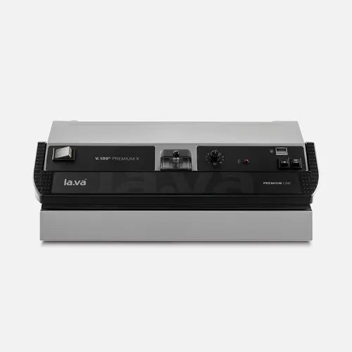 Lava V.100 Premium X Vakuumierer - 25 Jahre Pumpengarantie - Vakuumgeräte, halbautomatisches Gerät mit Doppelschweißnaht – die ideale Empfehlung für Haushalt, Jagen und Angeln.