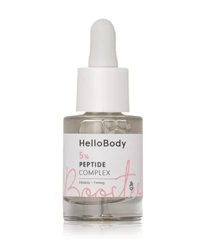 HelloBody 5% Peptide Booster Complex – Anti Aging Peptide Serum für straffe Haut - Tagespflege mit 5% Peptid-Komplex für verbesserte Hautelastizität und reduzierte Faltentiefe. Ideal für eine straffere und glattere Haut!