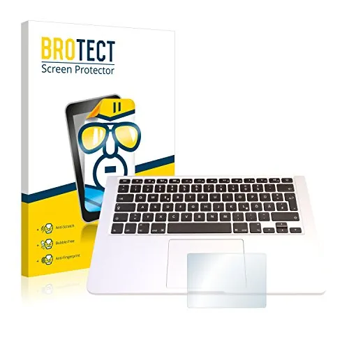 BROTECT (2 Stück Schutzfolie für Apple MacBook Pro 13.3" 2015 (Touch Trackpad) Displayschutz Folie Ultra-Klar