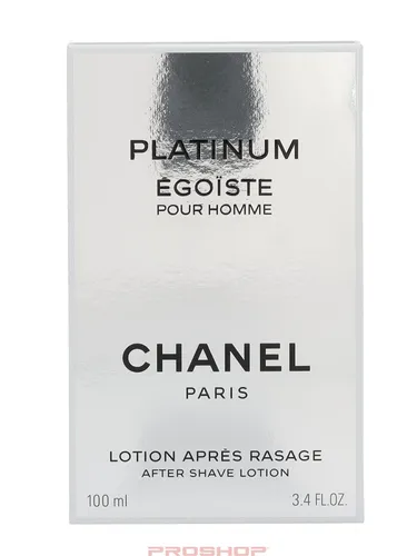 Chanel Egoiste Platinum 100ml After Shave Lotion - After Shave Lotion mit einem maskulinen, frischen Duft, ideal für den gepflegten Mann, der Wert auf Stil und Eleganz legt.