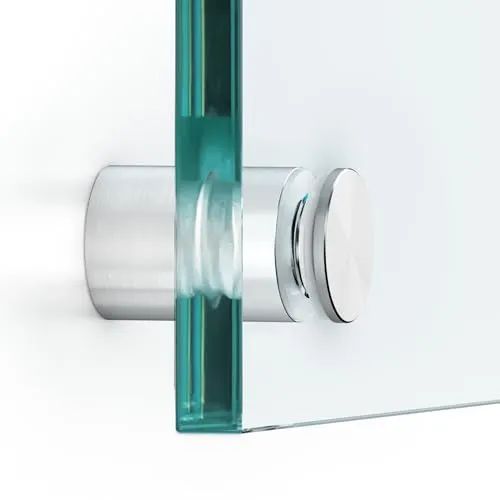 Raumhero Abstandshalter Edelstahl (Komplettset 4 Stk.) - Abstandhalter 15mm - Plattenstärke 2-12mm - Schilderhalter Edelstahl - Plexiglas Halter (100% Made in Germany) Schilder Befestigung