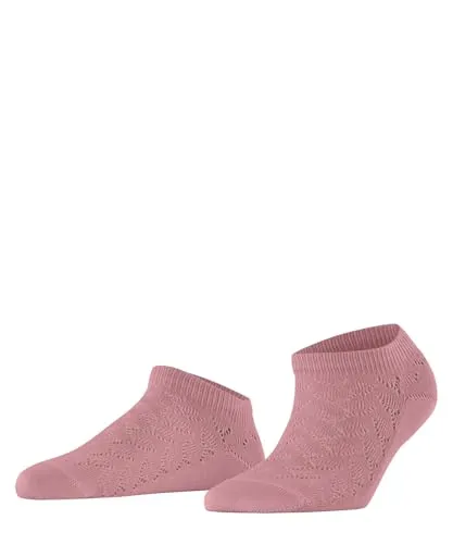 FALKE Damen Sneakersocken Family Special Edition W Sn Baumwolle kurz einfarbig 1 Paar, Rosa Peachy 8981, 39-42
