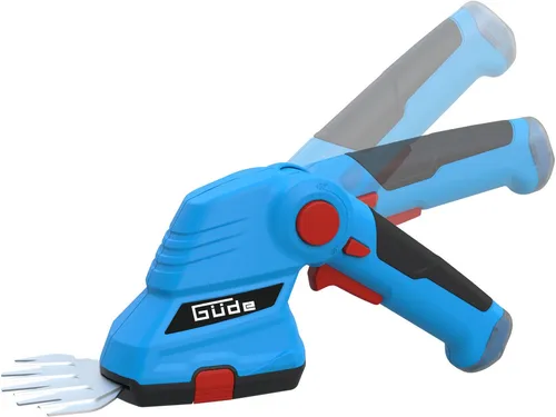 Güde Gras-& Strauchschere GPS 7.2V-1.5 LI-ION - Heckenscheren mit 9/17 cm Schnittbreite für präzise Schnitte, kabellos und leicht für müheloses Arbeiten im Garten.