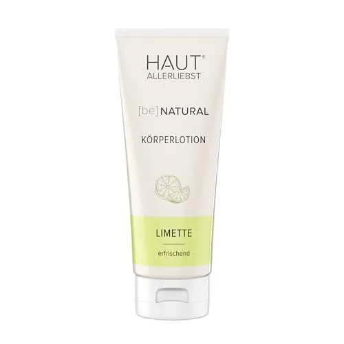 HAKA Körperlotion Limette, 200 ml, intensive Pflege für trockene Haut, Feuchtigkeitscreme für Gesicht und Körper, Bodylotion mit erfrischenden Duft, vegan