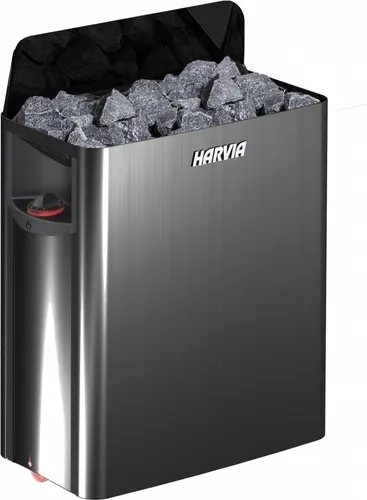 Harvia The Wall SW90 Elektro-Saunaofen 9,0 kW mit integrierter Steuerung - Energiesparender Elektro-Saunaofen für Saunen von 8-14 m³. Robuste Bauweise mit einfacher Installation und beleuchteten Schaltern für optimalen Komfort.