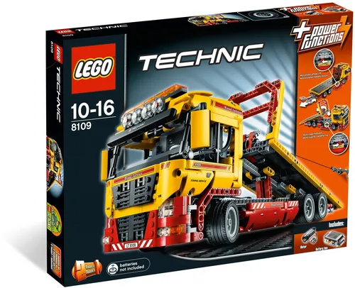 LEGO TECHNIC Tieflader (8109) - Detailgetreuer Tieflader mit 1115 Teilen für kreative Bauprojekte, ideal für LEGO-Fans im Alter von 10-16 Jahren. Perfekt für spannende Fahrzeug- und Transportabenteuer!