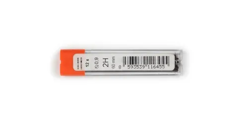 KOH-I-NOOR Druckbleistift KOH Druckbleistift Minen Gradation 0,9 mm x60 mm 2H
