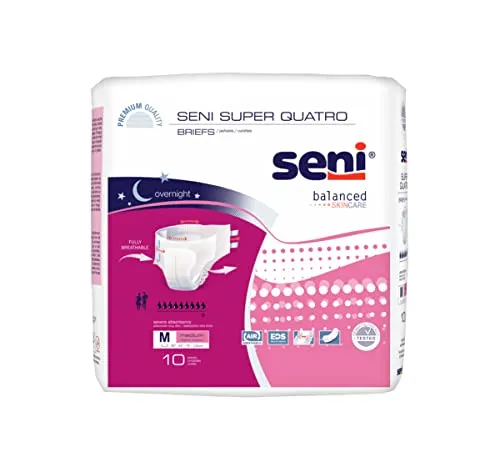 Super Seni Quatro - Gr. Medium - Inkontinenzhosen und Inkontinezslips bei Blasenschwäche