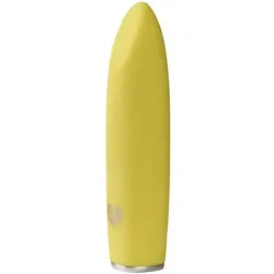 Lovehoney mon ami Lemon Sorbet Bullet Vibrator - Kompakter Bullet Vibrator in frischem Gelb, aus hochwertigem Silikon, komplett wasserdicht und mit mehreren Vibrationsmustern. Ideal für individuelle Erlebnisse und einfach zu bedienen.