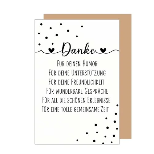 Edition Seidel Premium Glückwunschkarte zum Abschied - Stilvolle Karte mit Umschlag - Hochwertige Designer-Grußkarte zum Abschied, 11,5 x 17,0 cm, inkl. passendem Umschlag. Ausdruck von Wertschätzung in edler Papierqualität. Perfekt für Kollegen und Freunde!