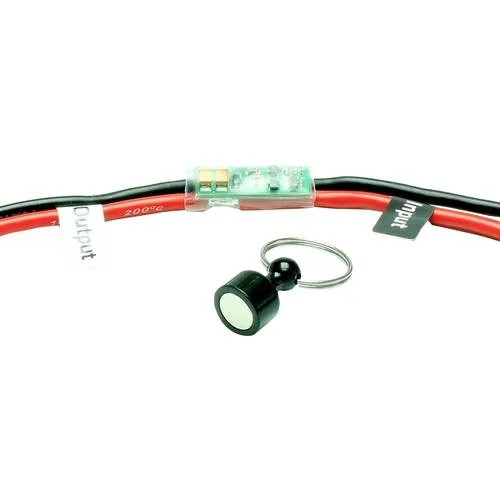 Pichler Modellbau Elektronischer Unischalter - Modellbau-Schaltbausteine, leistungsfähiger elektronischer Schalter für einfaches Ein- und Ausschalten der Stromquelle ohne mechanischen Aufwand.