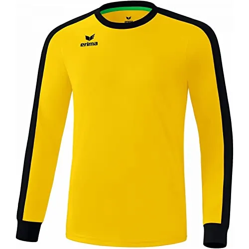 Erima Herren Retro Star Trikot Trikot Langarm (3142104), gelb/schwarz, S