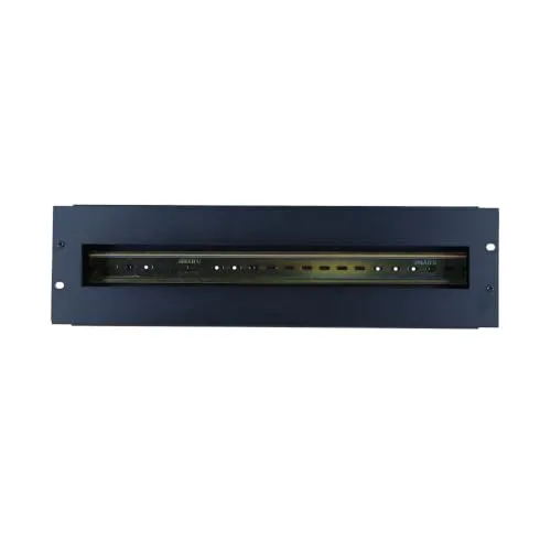 DSIT 3HE DIN Hutschiene Switch Box für 19 Zoll Schränke - Praktische 3 HE Switch Box mit kompakter Bauweise für einfache Montage in 19 Zoll Schränken. Ideal für elektrische Betriebsmittel mit DIN-Klemme.