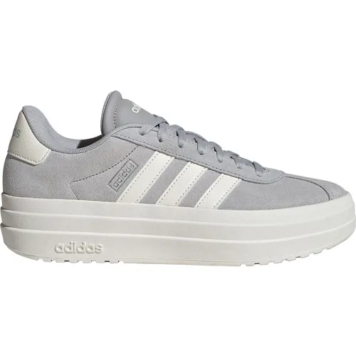 Adidas VL Court Bold - grau Sneaker - Stylischer Sneaker mit markanter Plateausohle, ideal für Komfort und trendbewusste Outfits. Hochwertiges Leder und rutschfeste Gummisohle sorgen für Langlebigkeit und perfekten Halt.