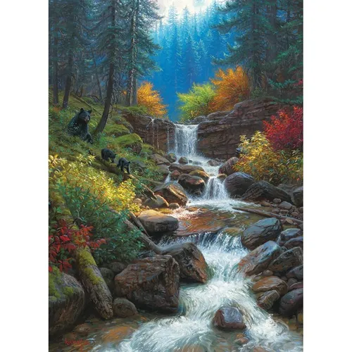 COBBLE HILL Mountain Cascade Puzzle 1000 Teile
