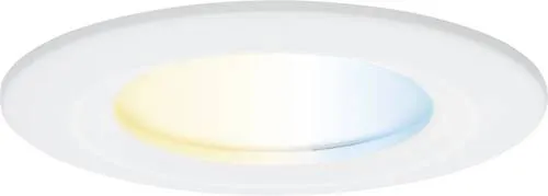 Paulmann LED Einbauleuchte Nova Coin IP44 78mm - Tageslichtlampe mit integrierter Farbwechselfunktion und dimmbarer Helligkeit. Ideal für Feuchträume, kinderleicht zu steuern über App oder Lichtschalter, mit Memoryfunktion für maximalen Komfort.