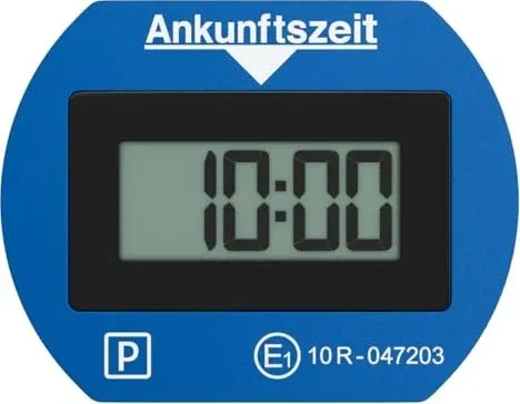 Needit Parkscheibe Park Lite 1411 - Vollautomatische Parkzeiteinstellung, StVO zugelassen mit Display und Nacht-Park-Funktion