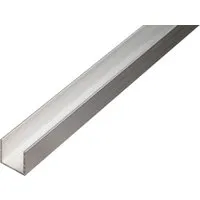 U-Profil Aluminium 20 mm x 20 mm x 1.000 mm