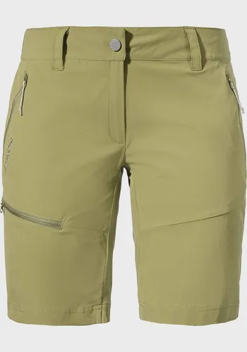Schöffel Damen Shorts Toblach2 Bermudas, Solid Olive, 42 EU - Wanderhosen mit S.Cafe Ice-Cafeâ„ Technologie für hohen Tragekomfort, 4-Wege-Stretch für maximale Bewegungsfreiheit und schnelltrocknend für jede Wanderung.