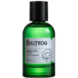 Bullfrog Agnostico Spiced Eau De Parfum 100 ml: würziger Duft, Weihrauch, holzig, Noten von rosa Pfeffer, Wacholderbeeren und Ingwer, hergestellt in Italien