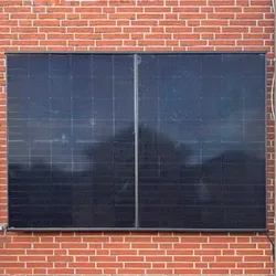 WandPV Premium - Montagehalterung für 2 PV-Module - Sonstige Elektroinstallationsartikel, sichere und langlebige Montage durch schwimmende Lagerung, Made in Germany, ideal für festes Mauerwerk oder Holz.