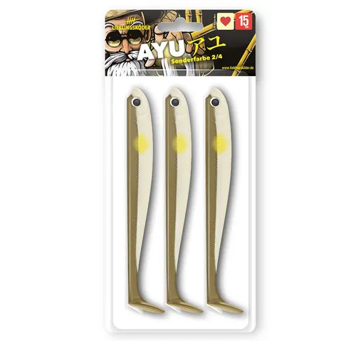 Lieblingsköder Kunstköder Lieblingsköder 15cm - 3 Gummifische