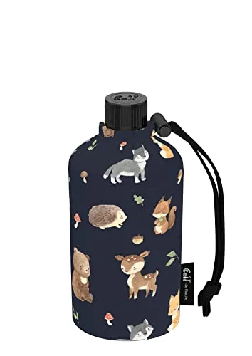 Emil Trinkflasche aus Glas für Kinder – Isolierte 0,3l Glasflasche für Schule und Sport - Praktische und nachhaltige Emil Trinkflasche aus Glas für Kinder. Ideal für Schule und Freizeit, umweltfreundlich und wiederverwendbar. Absolut auslaufsicher und mit isolierender Hülle für optimale Temperaturhaltung.