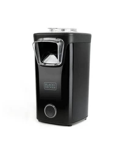 Black+Decker Popcornmaker BXPC1100E - Popcornmaschine mit Heißluft-System, bereitet in nur 3 Minuten gesundes Popcorn ohne Öl zu, ideal für Filmabende oder Snacks.